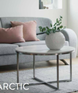 Kleppe Arctic rundt bord - Marmor