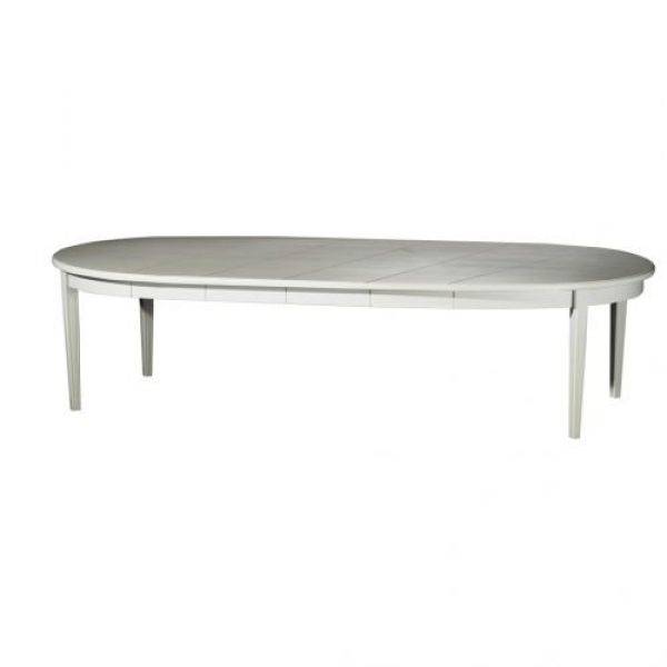 Englesson Stockholm 584WWXL Spisebord 115x160-360 XL - Whitewash