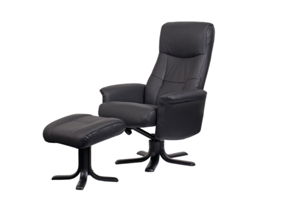 Duo stol m/pall - Classic soft hud sort