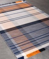 Kreta ull teppe - Div størrelser - Orange/Rust