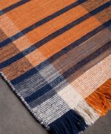 Kreta ull teppe - Div størrelser - Orange/Rust
