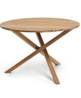InOut-Form Bord Teak 110ø spisebord