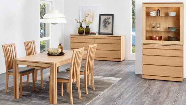 SKOVBY SM66 spisestol B47 cm - Skinn
