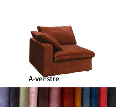 Lazy med arm (B113) - Adore stoff