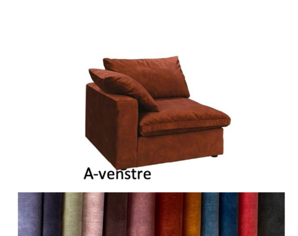Lazy med arm (B113) - Adore stoff