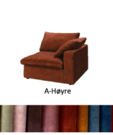 Lazy med arm (B113) - Adore stoff