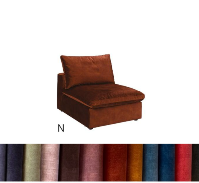 Lazy uten arm (B94) - Adore stoff