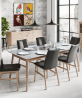 Casø Nord Highboard B124 - Hvitoljet heltre eik
