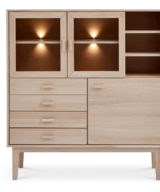 Casø Nord Highboard B124 - Hvitoljet heltre eik