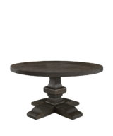 Artwood Paris Spisebord ø150 - Sort rustikk eik heltre