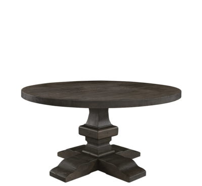 Artwood Paris Spisebord ø150 - Sort rustikk eik heltre