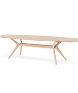 Hampton spisebord 210x100 (Utvides) - Hvitoljet eik
