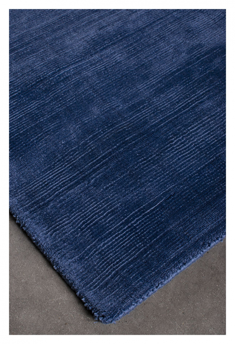 Larvik viskose teppe - Blå