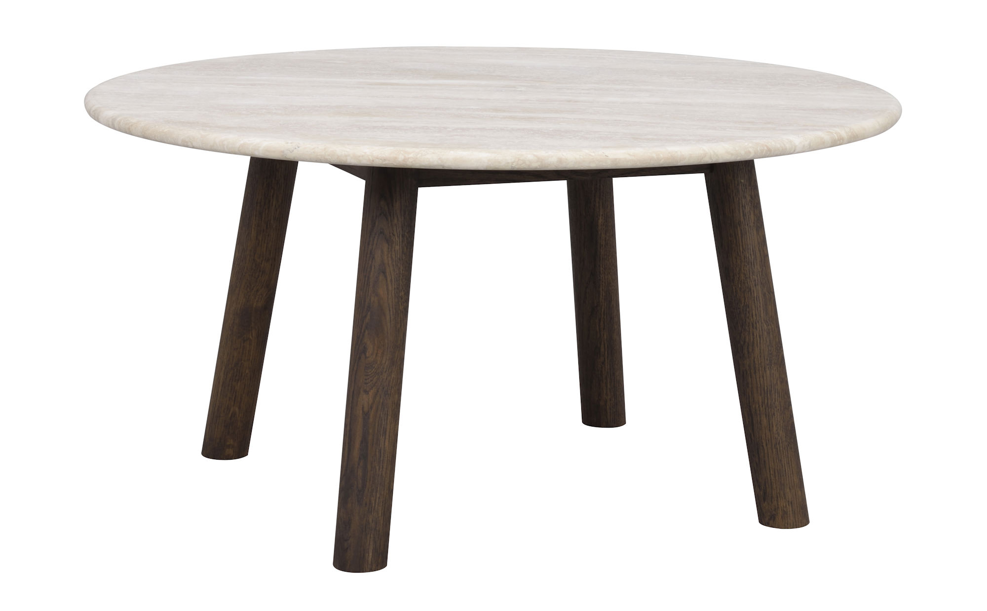 Taransay sofabord ø90 - Lys stein