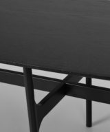 Rowico Colton sofabord 180x50 - Sort eik