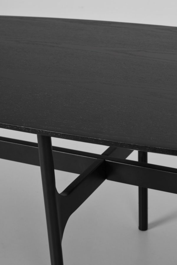 Rowico Colton sofabord 180x50 - Sort eik