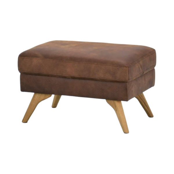 BD Eastwood skammel 70x47 - Cognac hud