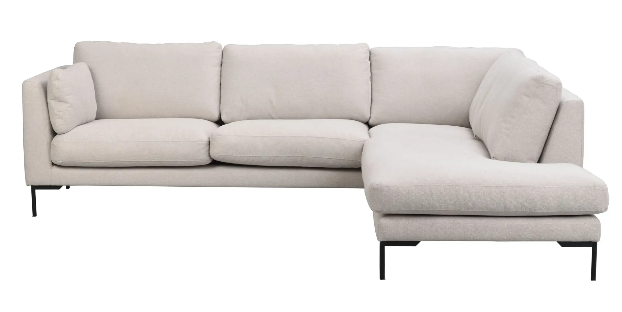 Corwin hjørnesofa B266x226 cm - Lys beige