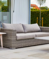 Hamilton loungesofa m/pute - Kunstrotting