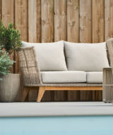 Himmelsnes sofa m/beige puter - Kunstrotting