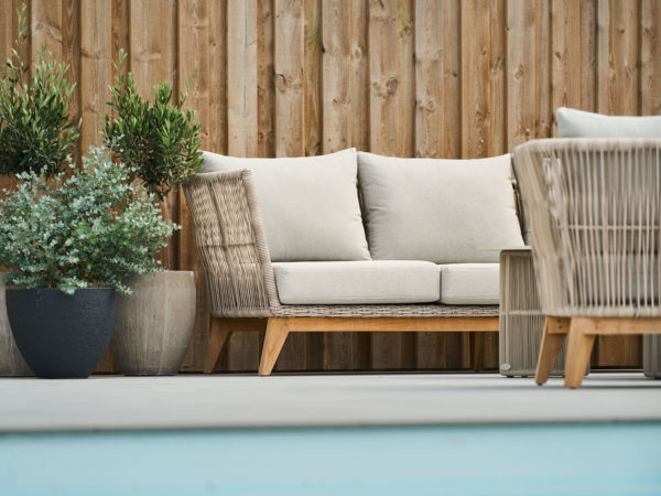 Himmelsnes sofa m/beige puter - Kunstrotting