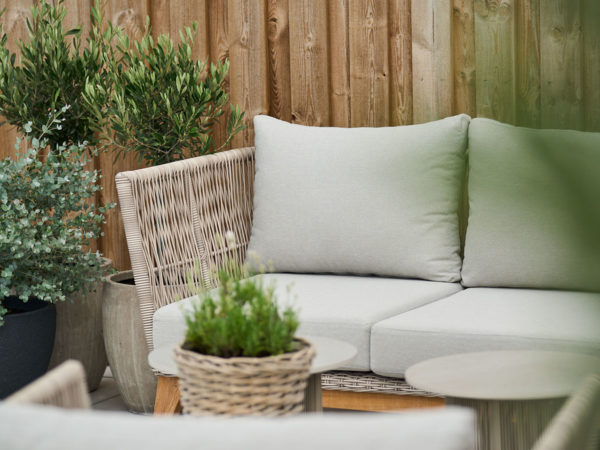 Himmelsnes sofa m/beige puter - Kunstrotting