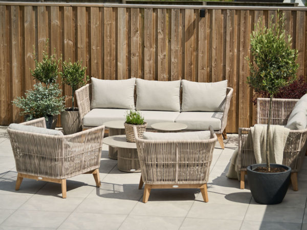 Himmelsnes sofa m/beige puter - Kunstrotting