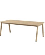 SKOVBY SM143 spisebord 100x209(305) - Eik