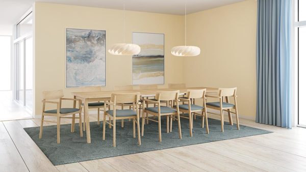 SKOVBY SM143 spisebord 100x209(305) - Eik