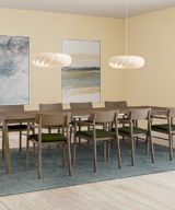 SKOVBY SM143 spisebord 100x209(305) - Mocca