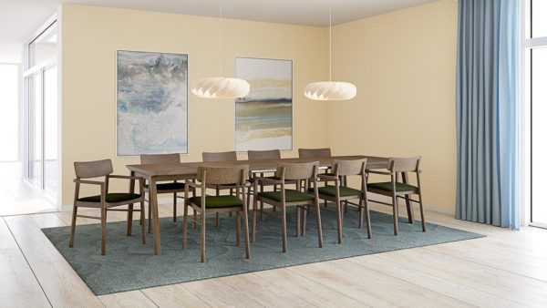 SKOVBY SM143 spisebord 100x209(305) - Mocca