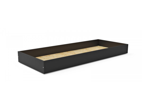 Sengeskuff heltre 75x190 - Sort