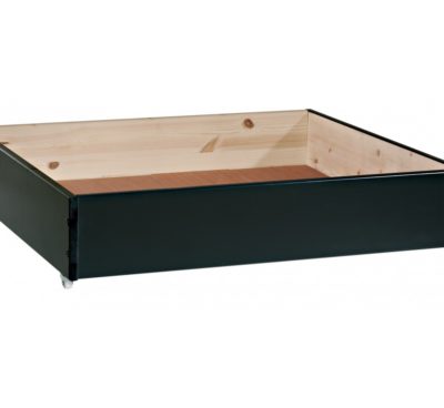 Oppbevarings skuff heltre 75x90 - Sort