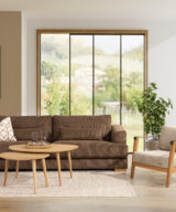 Tilda 3-seter modulsofa B248 cm - Ribcord stoff i valgfri farge
