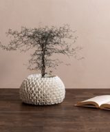 Shelly vase - Stor Hvit