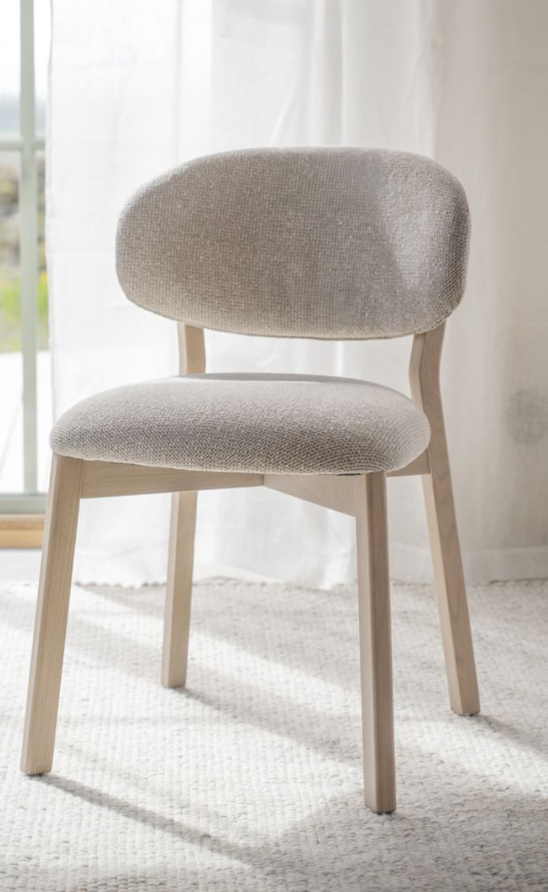 Patterson Spisestol B50 - Beige/Lys eik
