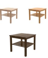 Casø Lampebord 60x60 - Med hylle