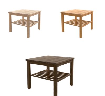 Casø Lampebord 60x60 - Med hylle