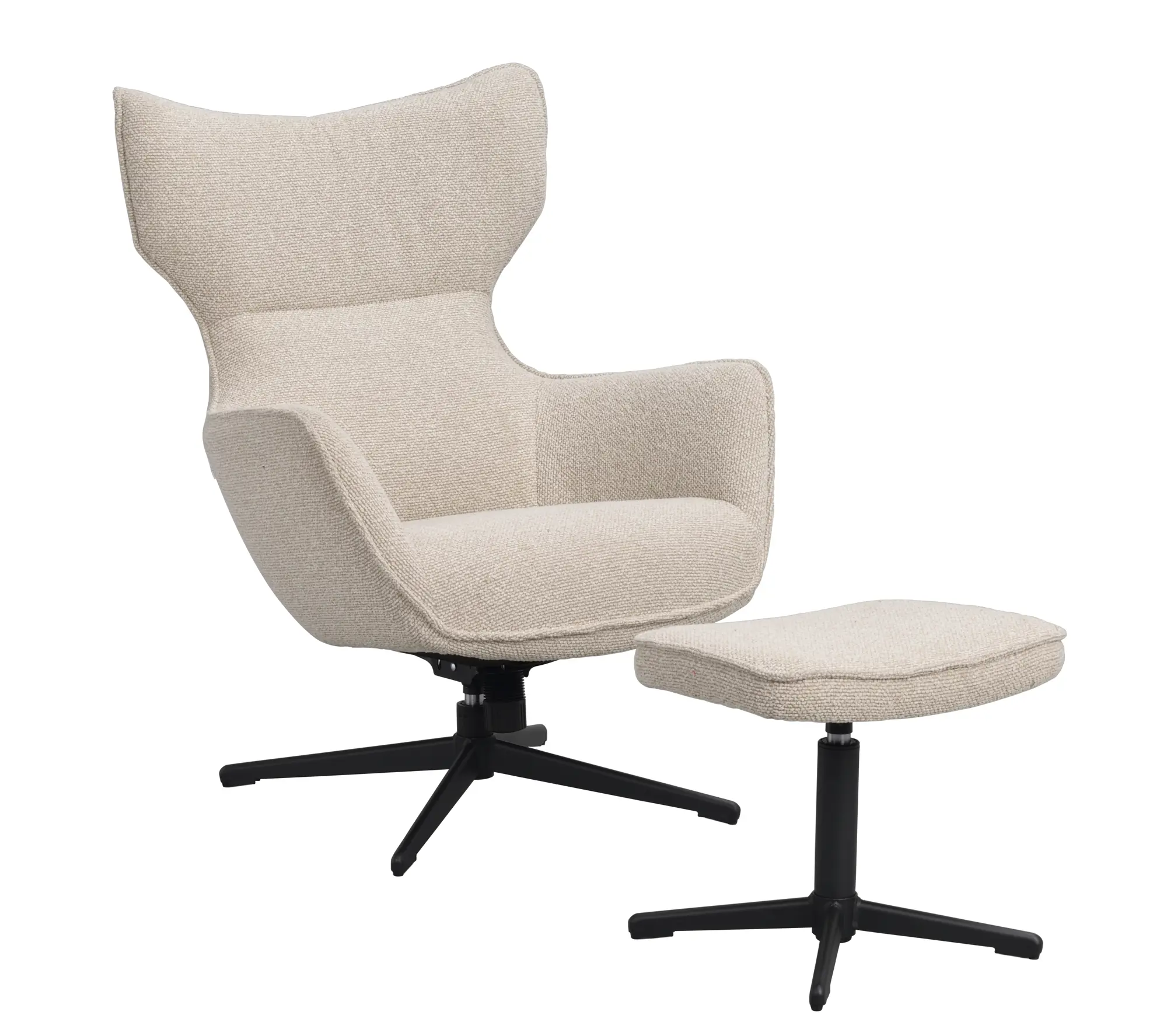 Jenkins hvilestol m/skammel - Beige