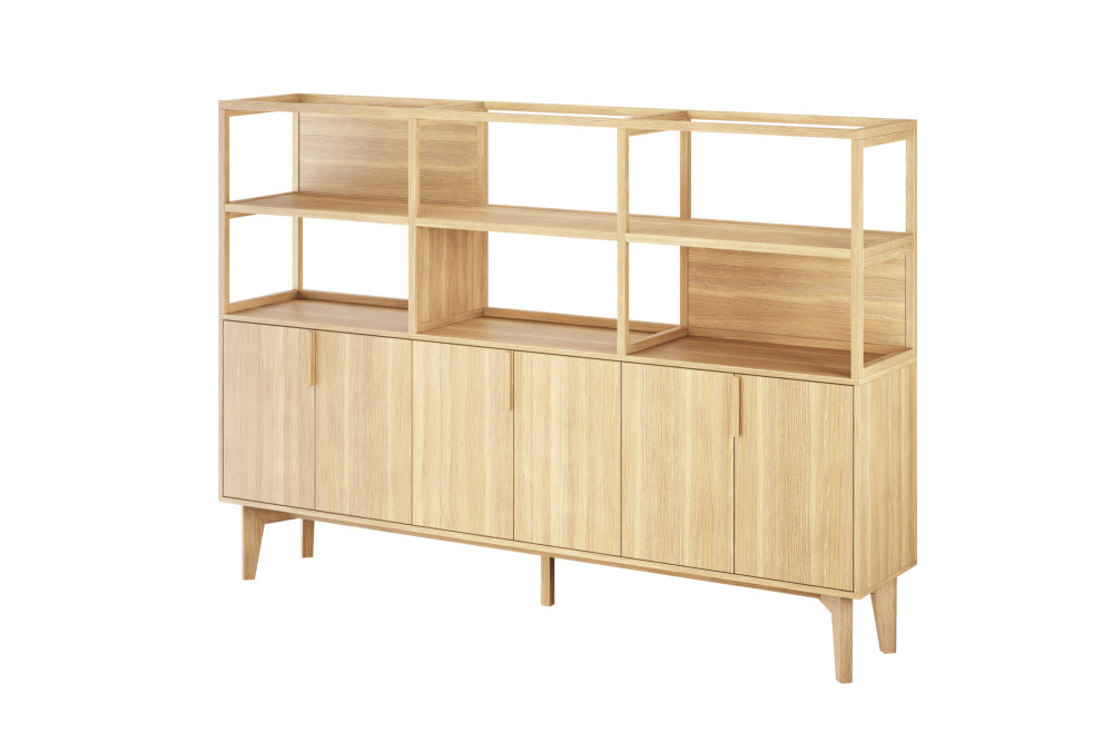 Casø 551 Benk B211 cm - Heltre Tette dører