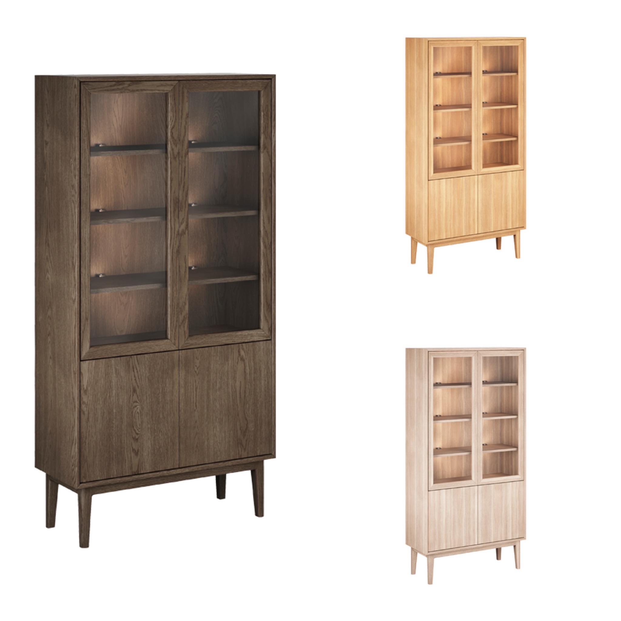 Casø Broholm Vitrin B100 - Slett front