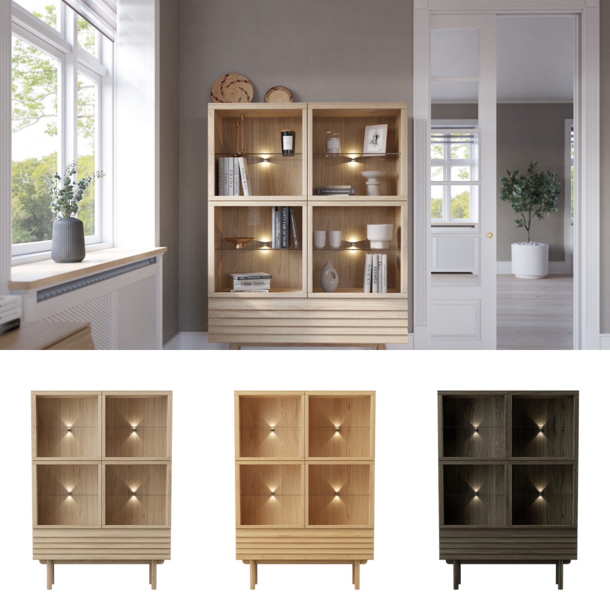 Casø 777 highboard B124 - Rette ben