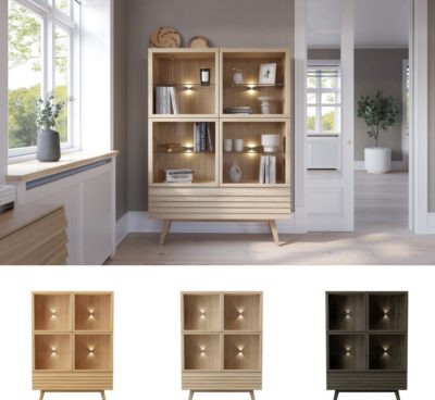 Casø 777 highboard B124 - Skrå ben