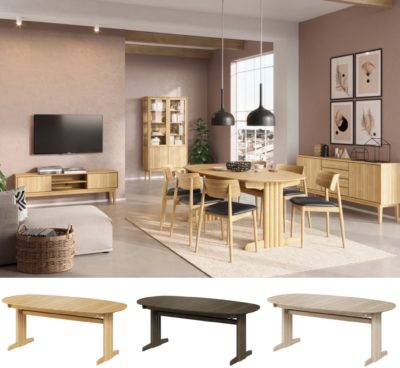 Broholm spisebord 105 x 200 - Heltre eik