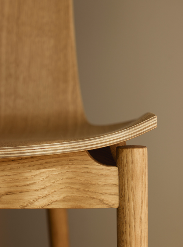 Ygg&Lyng Iden spisestol B45 cm - Naturoljet eik