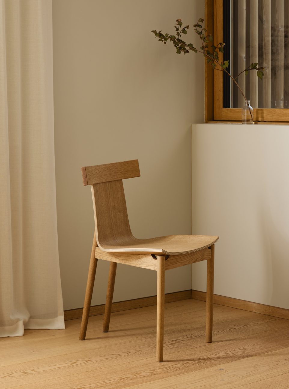 Ygg&Lyng Iden spisestol B45 cm - Naturoljet eik