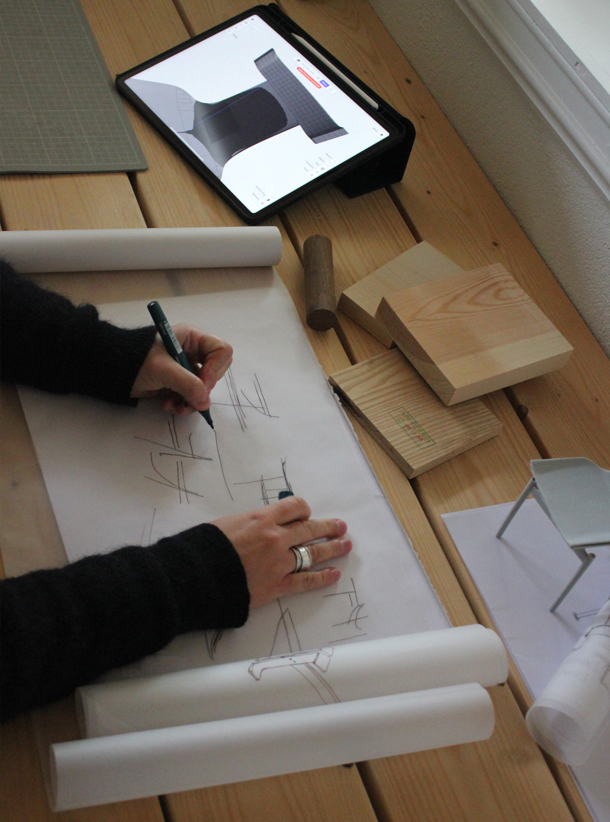 Ygg&Lyng Iden spisestol B45 cm - Naturoljet eik