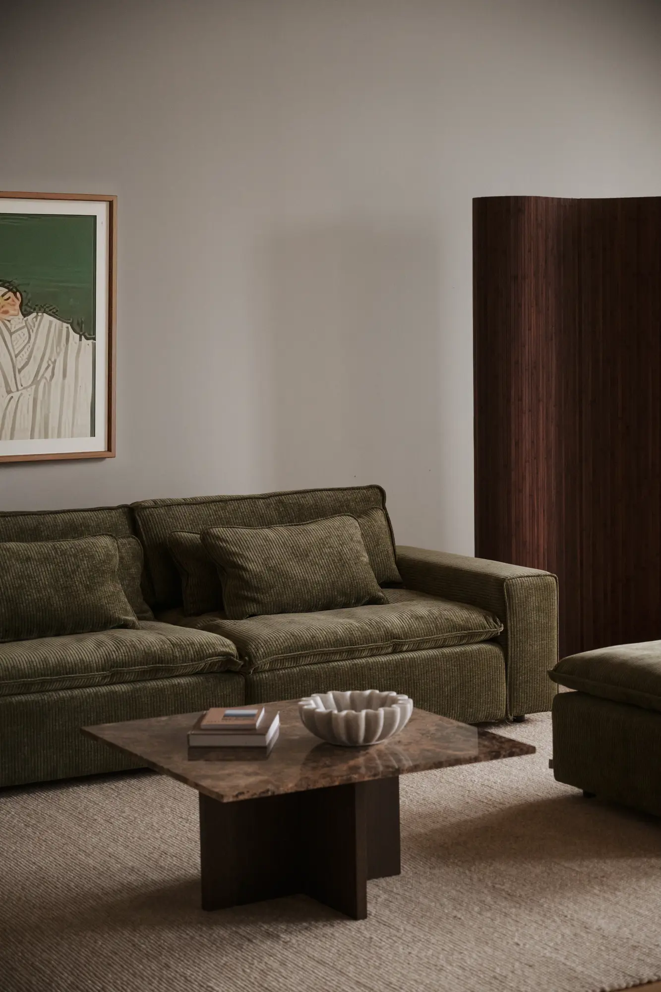 Rawlins 3,5-seter B259 cm - Rachel Grønn